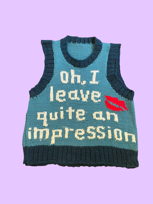 Sabrina Carpenter Handmade Sweater Vest